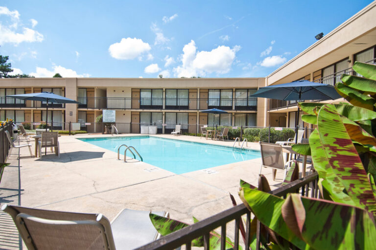 Pool area at The Hotel Francis