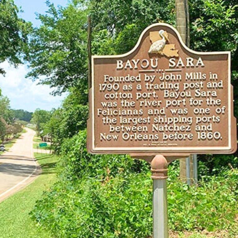 A sign for Bayou Sara