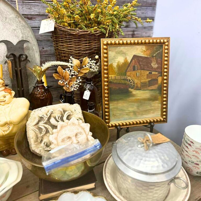 Items from the West Feliciana Antique Mall.