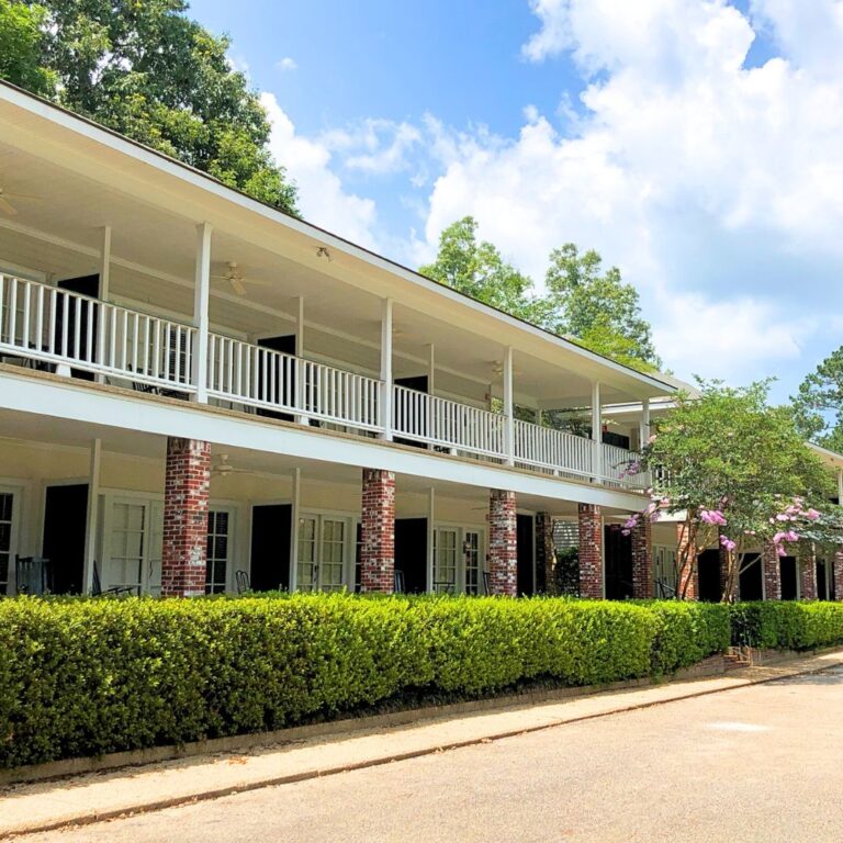 Exterior of The Lodge at the Bluffs