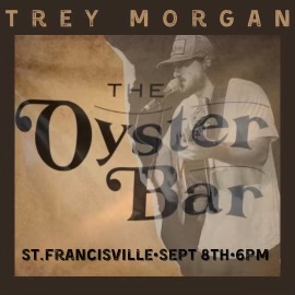 Live Music @ The Oyster Bar-Trey Morgan