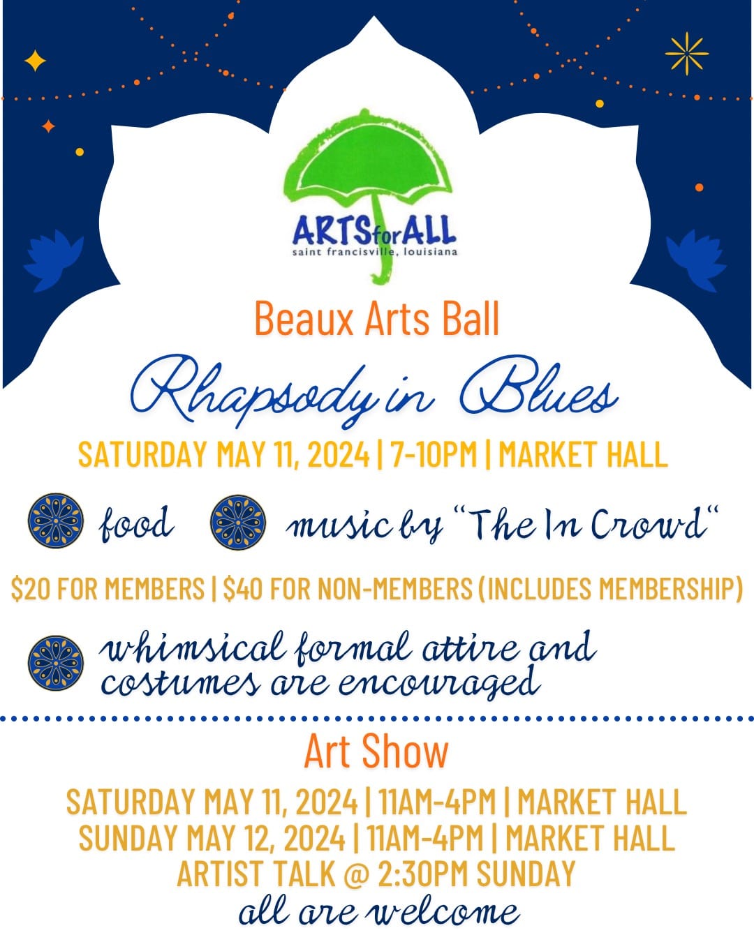 Beaux Arts Ball: Rhapsody in Blues