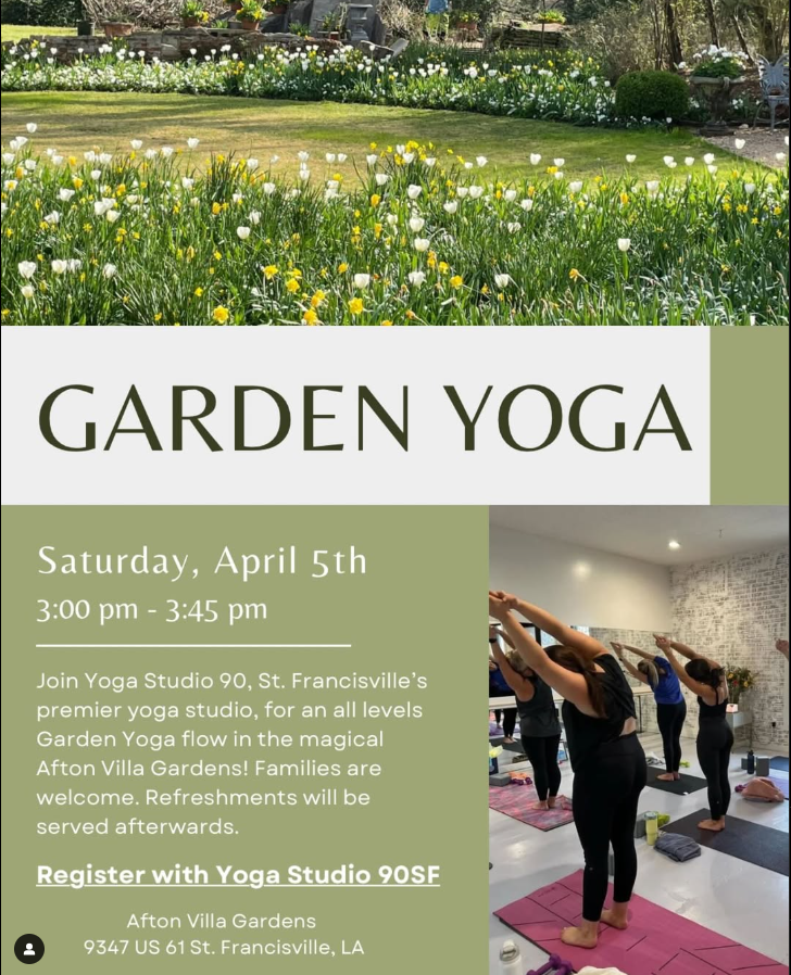 Garden Yoga at Afton Villa Gardens