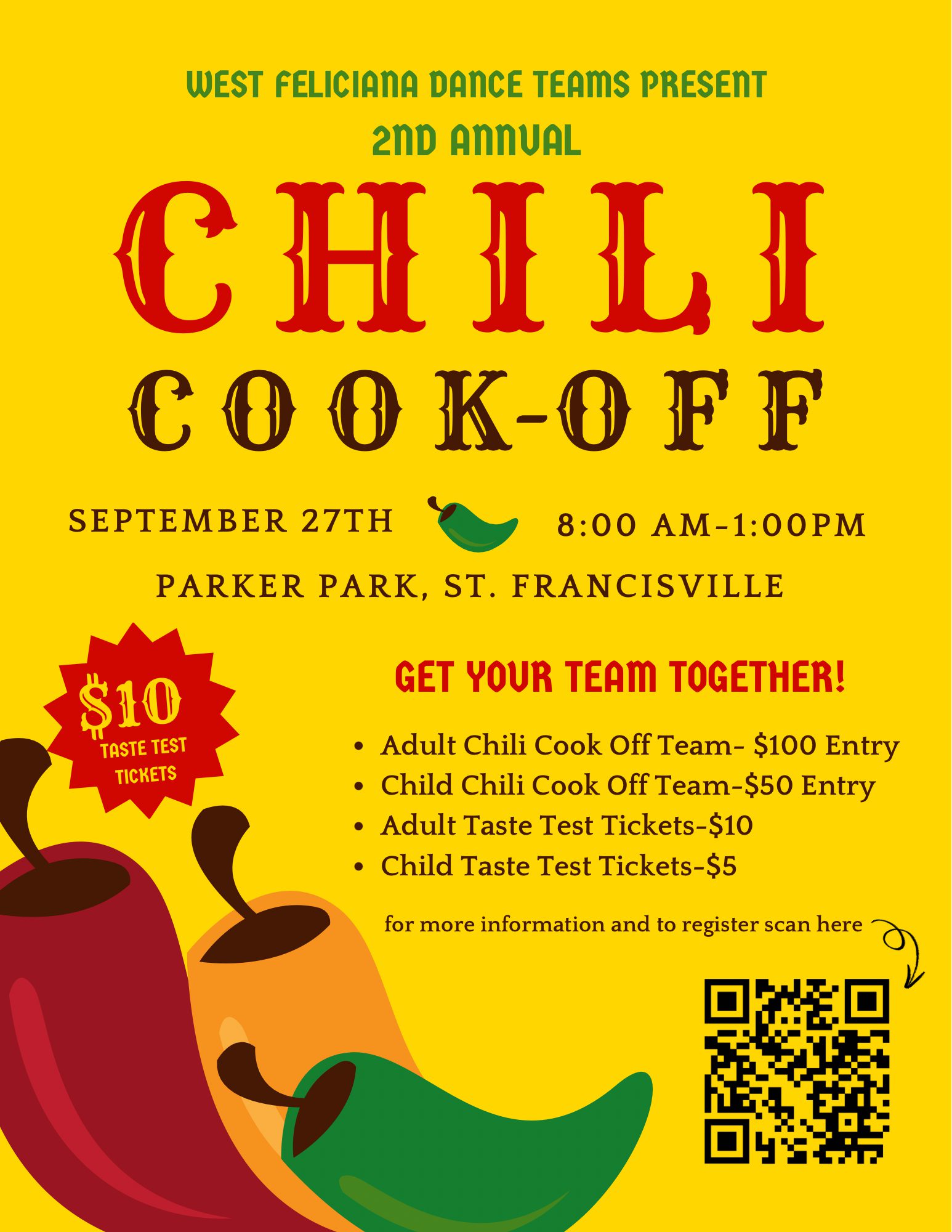 West Fel Dance Team Chili Cook Off