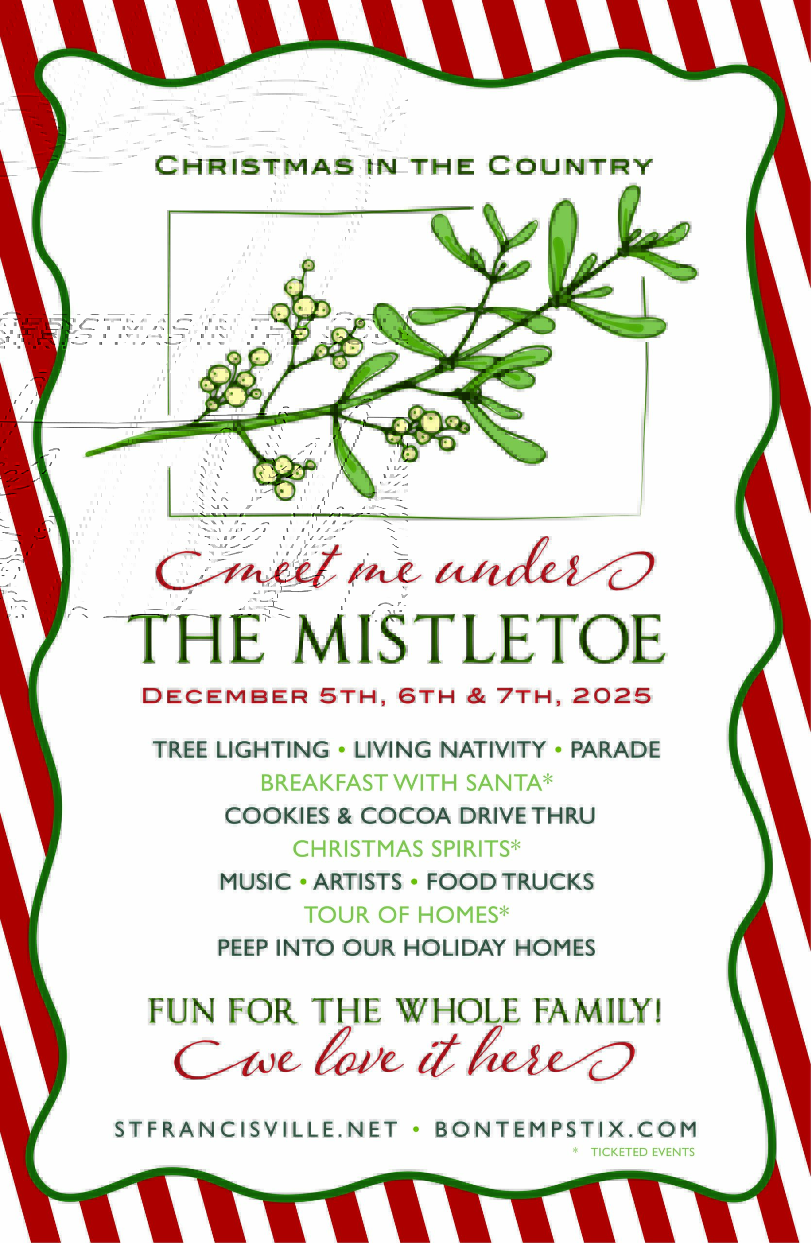 Christmas in the Country- Saturday Events