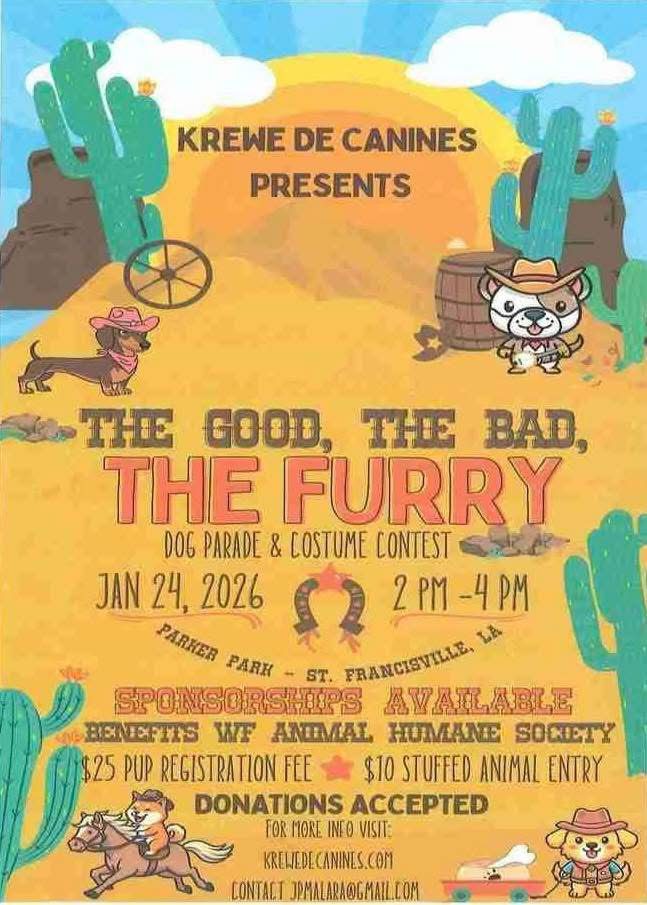 Krewe de Canines- Dog Parade and Pet Costume Contest