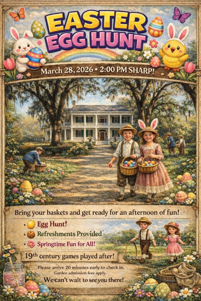 Easter Egg Hunt at Rosedown