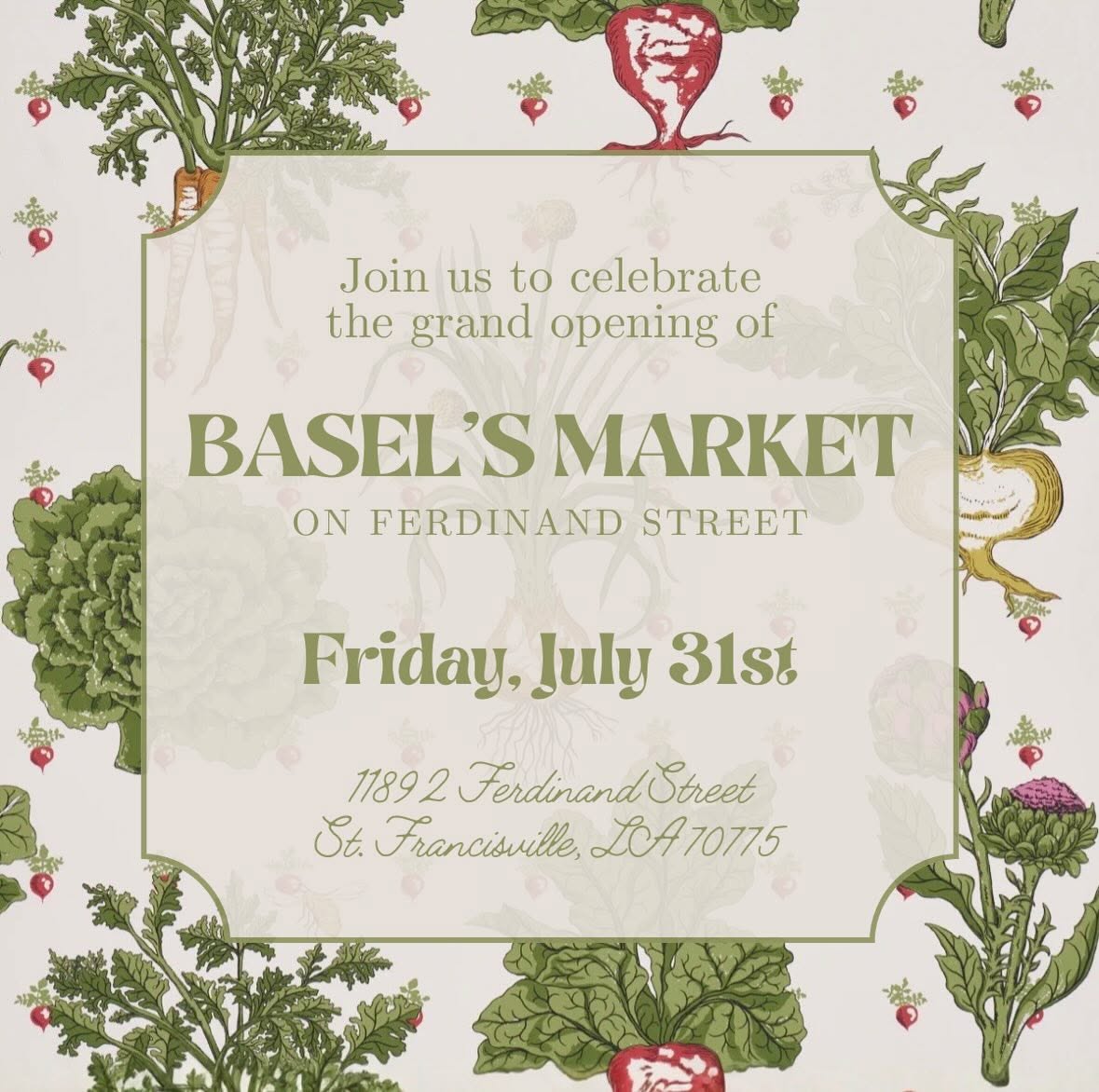 Grand Opening of Basel's Market