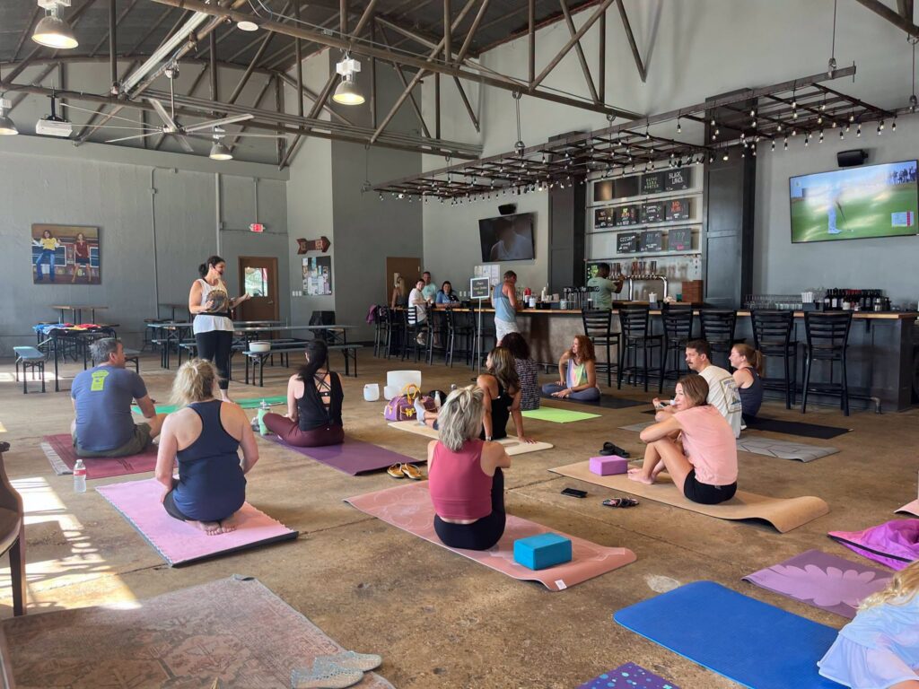Brewmast Yoga and Beer