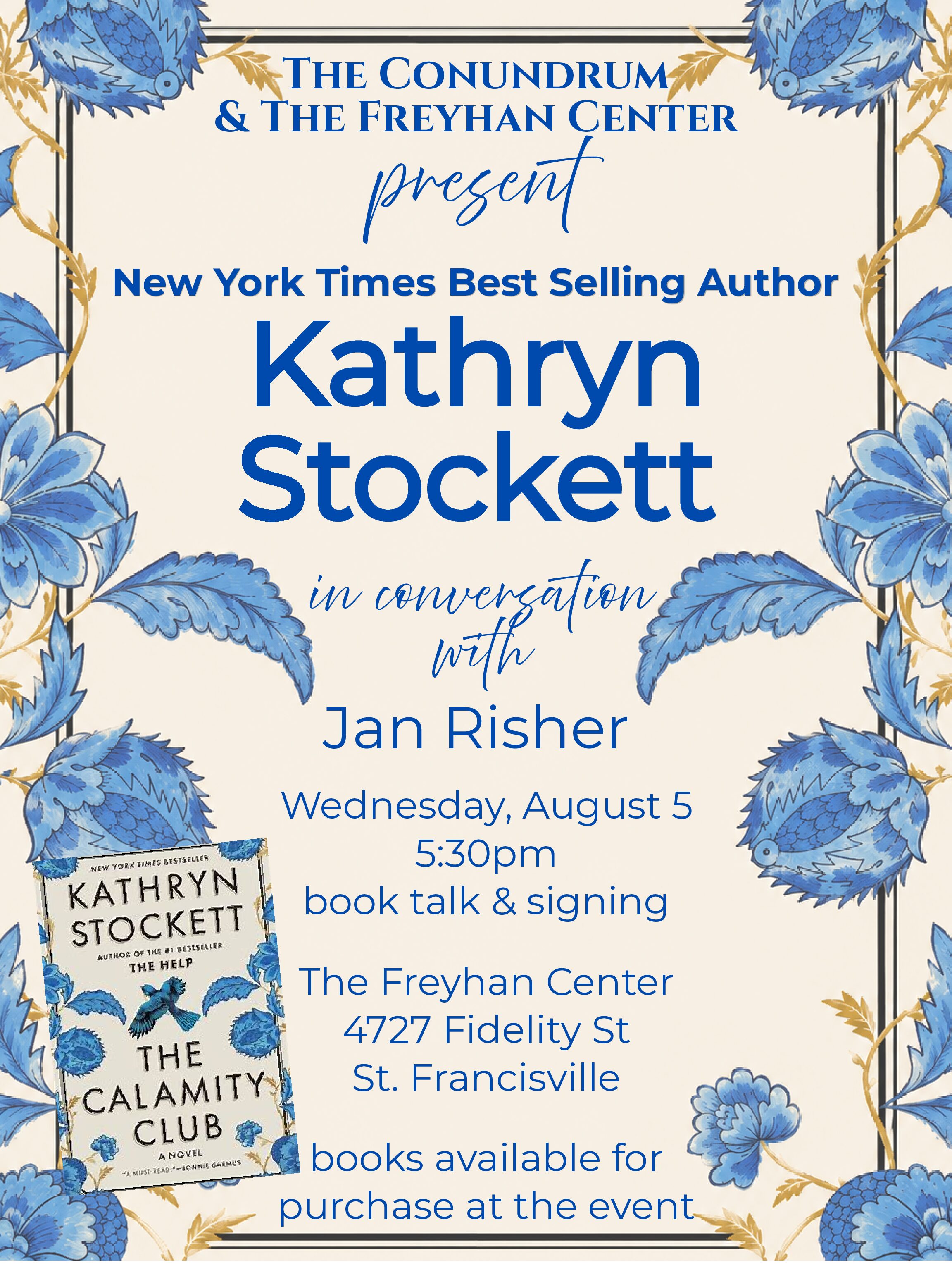 Kathryn Stockett: Book Talk & Signing