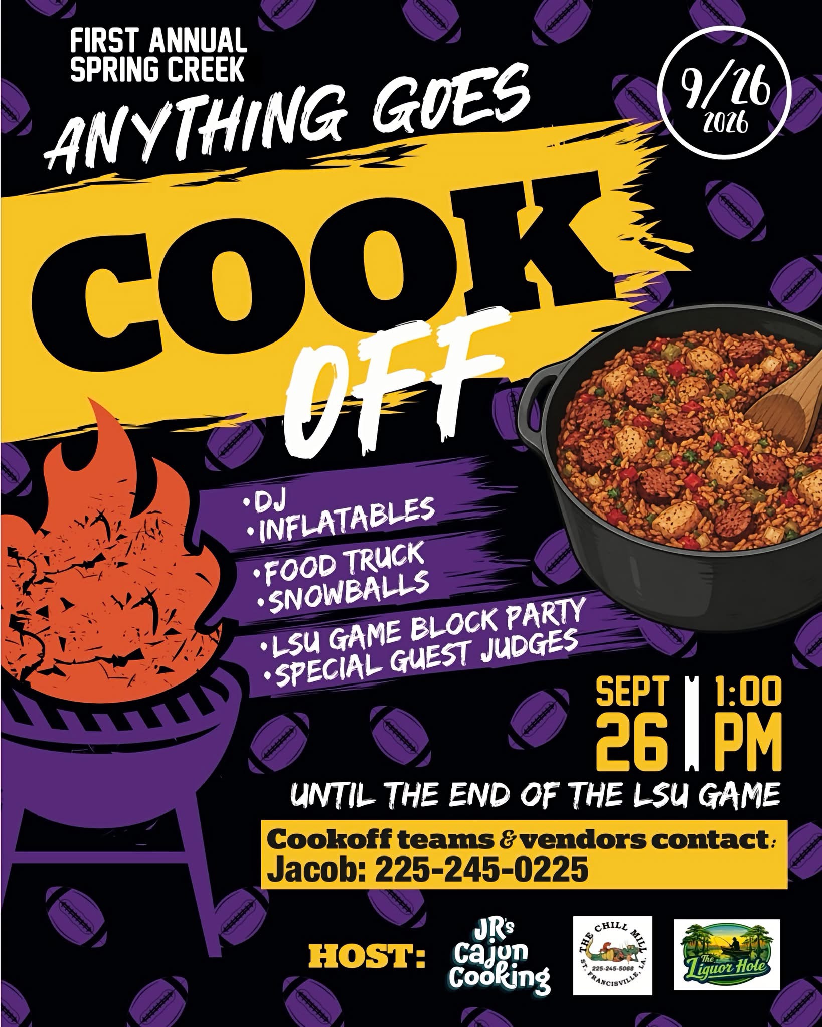 Spring Creek Anything Goes Cook-Off