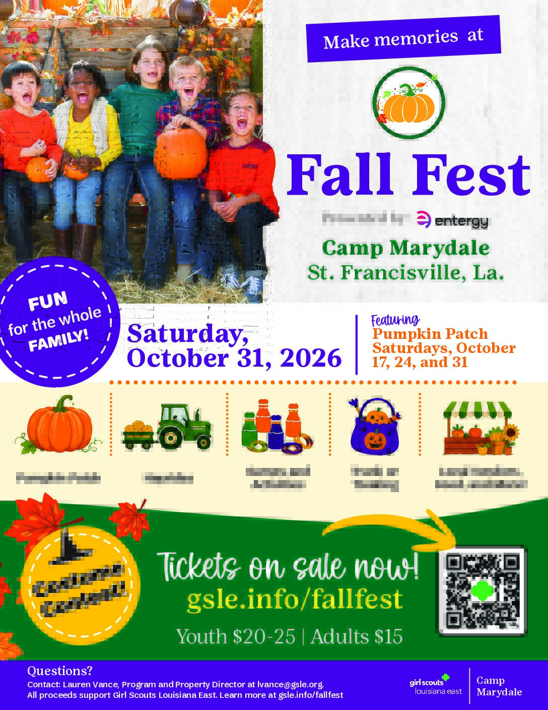 Pumpkin Patch at Camp Marydale