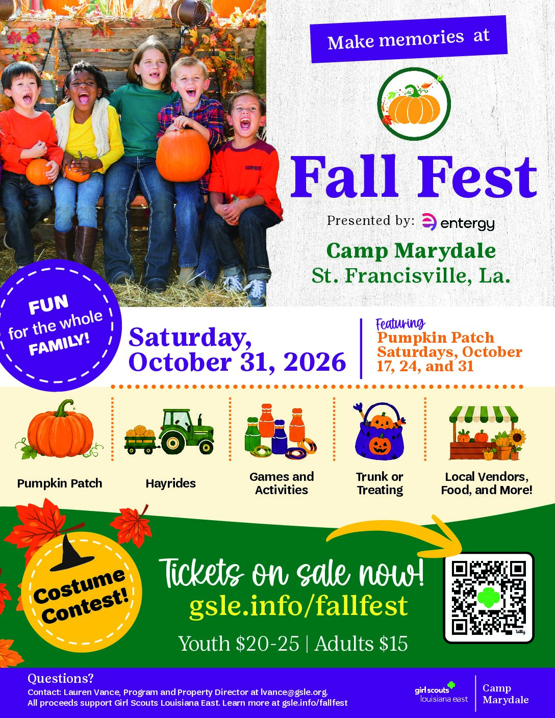 Pumpkin Patch at Camp Marydale