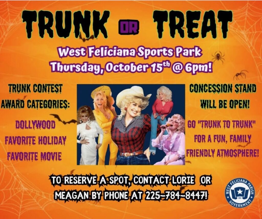 Trunk or Treat at West Feliciana Sports Park